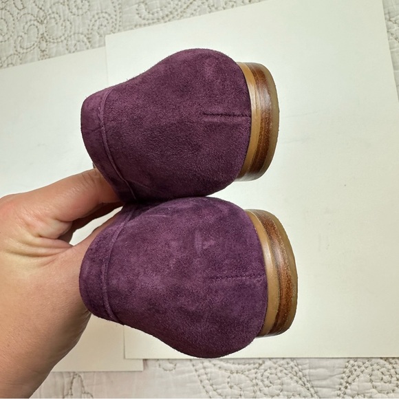 Talbots purple suede studded loafers - Picture 5 of 7